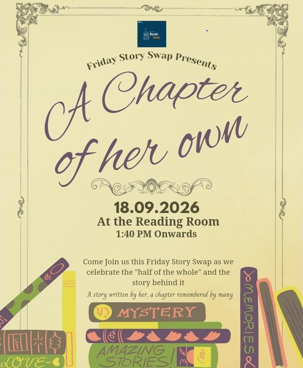 Friday Stroy Swap Presents 'A Chapter of her own'