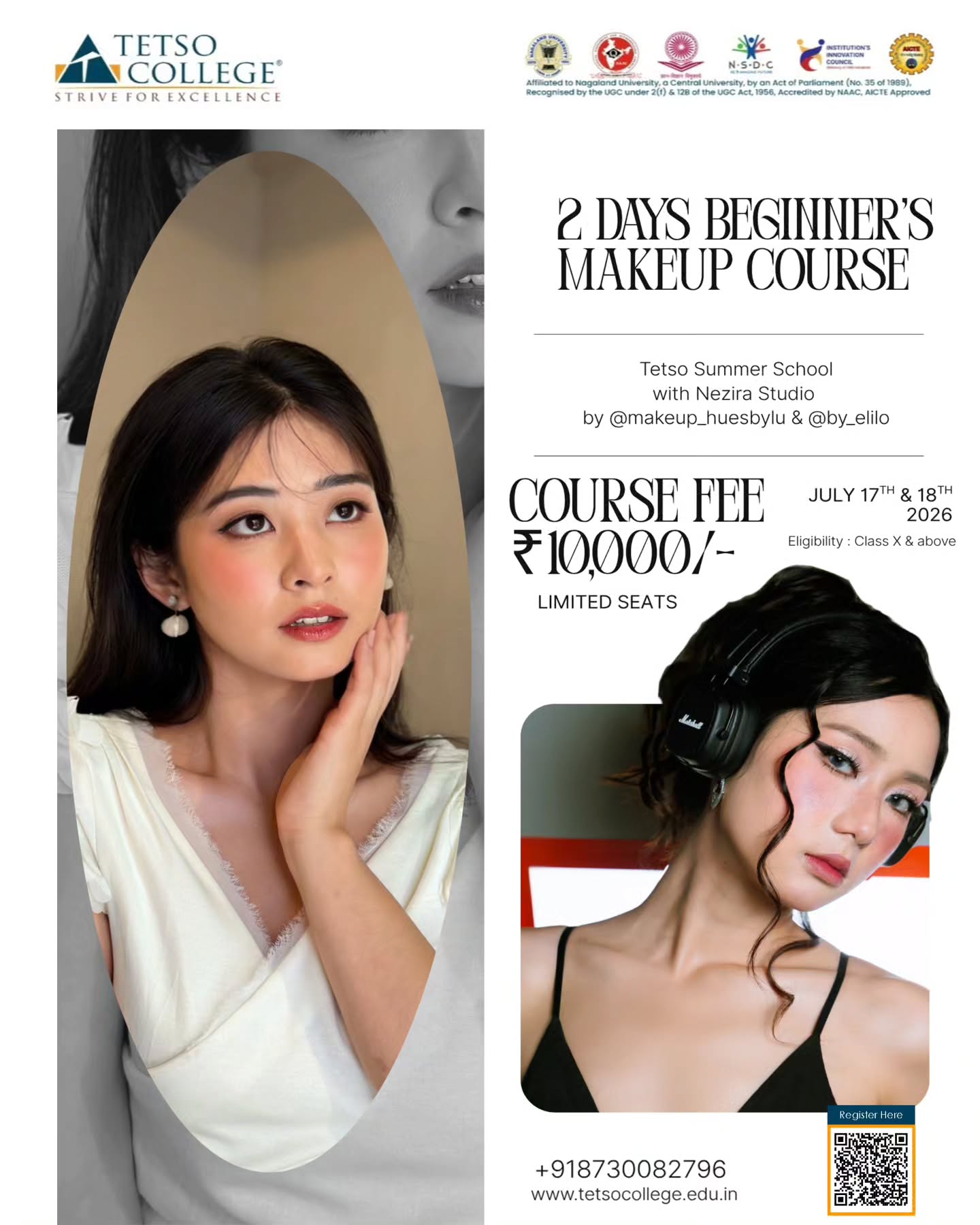 The Tetso Summer School Beginner's Makeup Course — with Nezira Studio