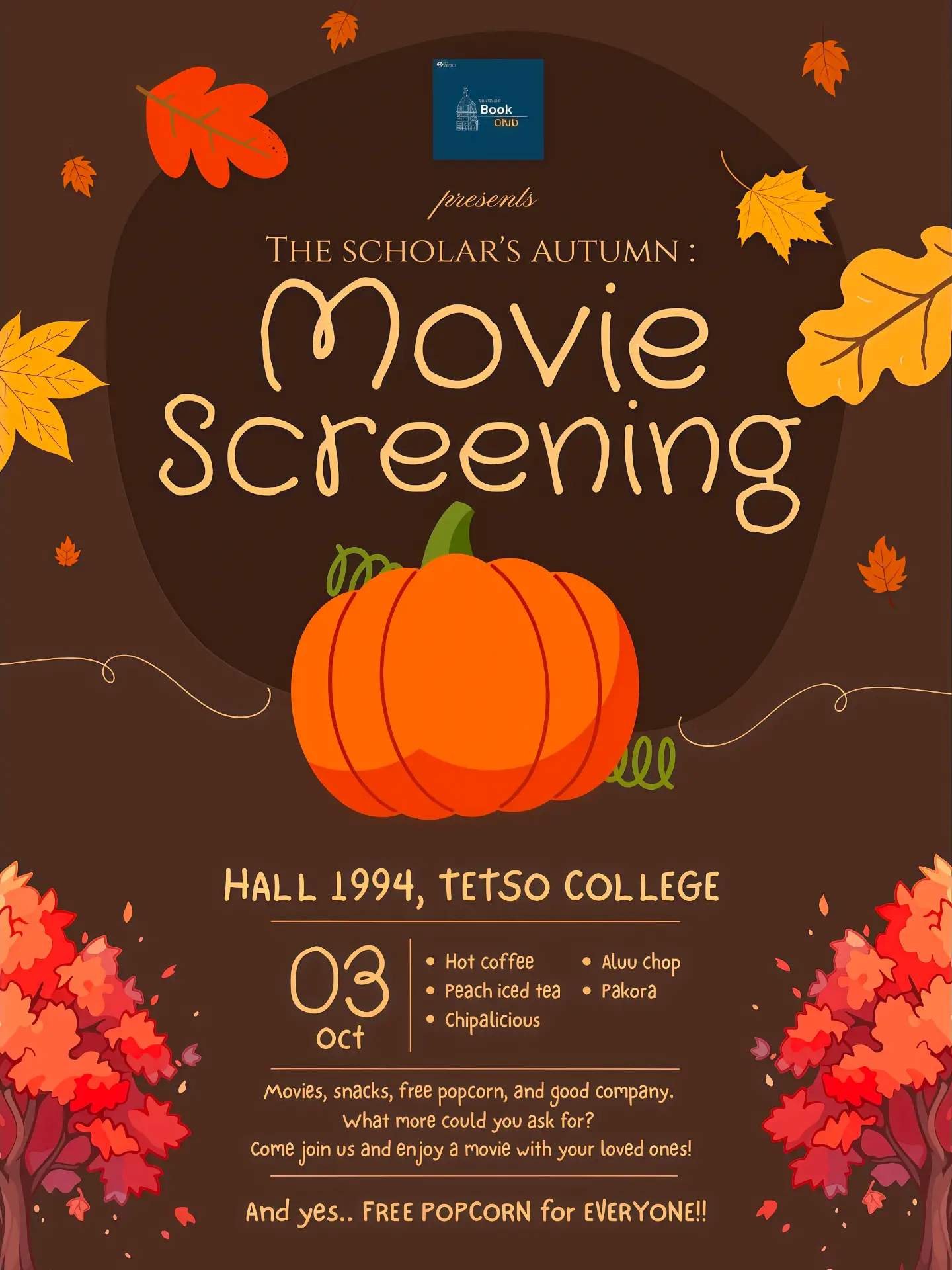Tetso Book Club presents The Scholar’s Autumn: Movie Screening