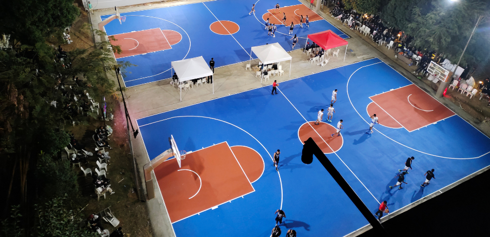 basketball courts